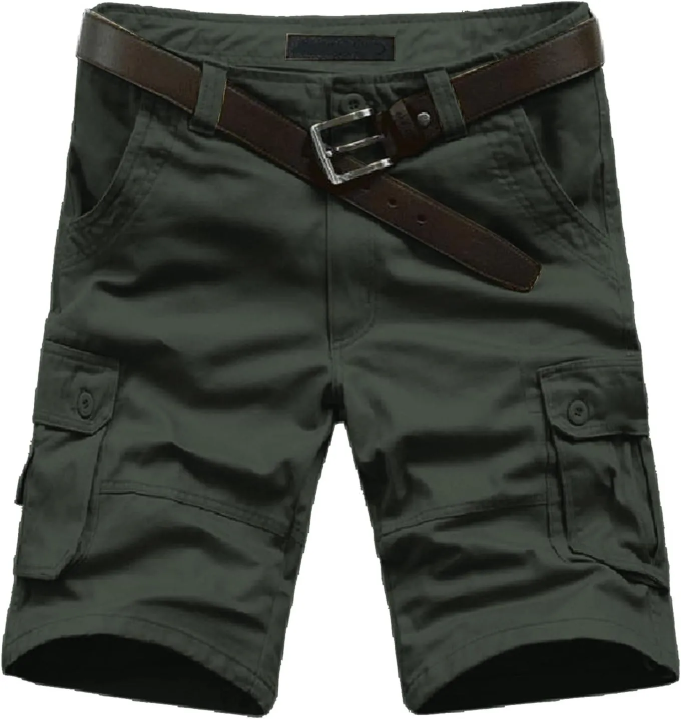 Shorts Men Multi-Pocket and Pants Leisure Color Fashion Men's Solid Summer Men's Pants Black Shorts Men Mens Cargo
