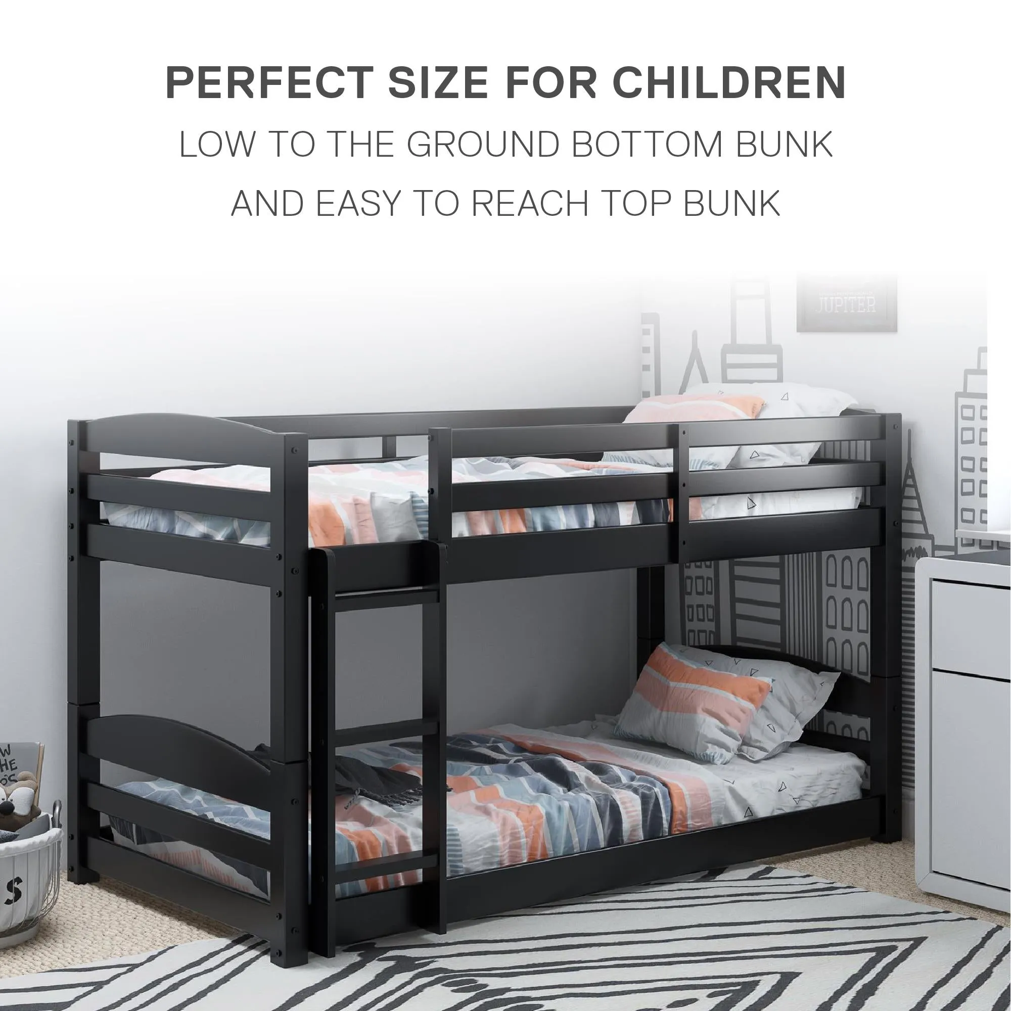 Sierra Low Wood Bunk Bed