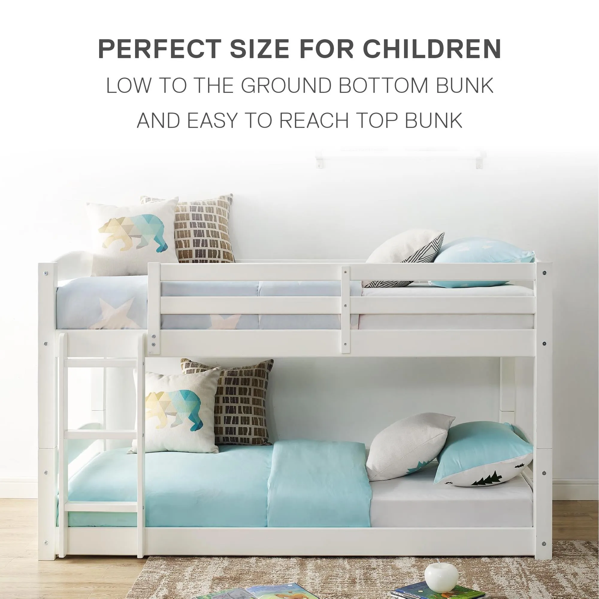 Sierra Low Wood Bunk Bed