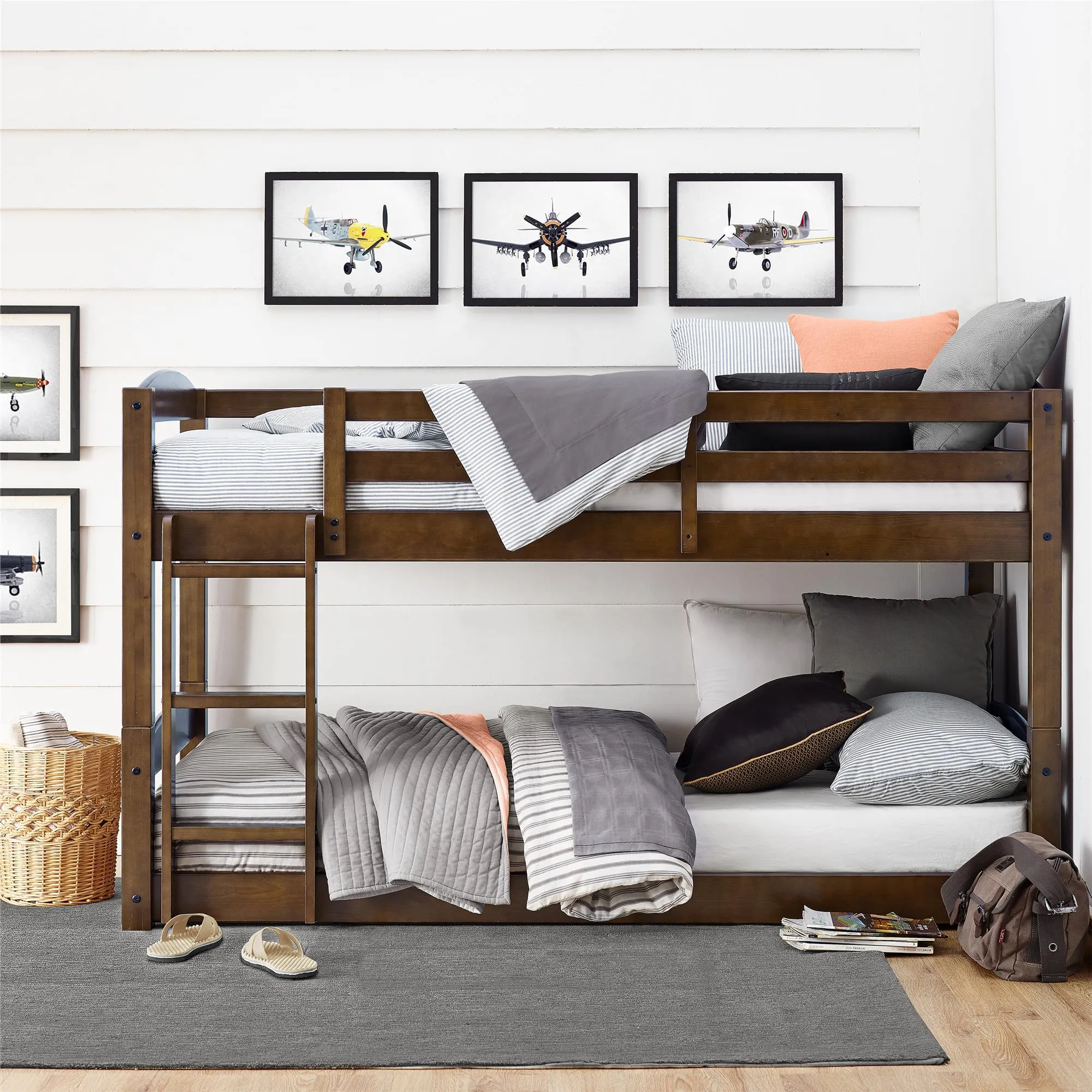 Sierra Low Wood Bunk Bed