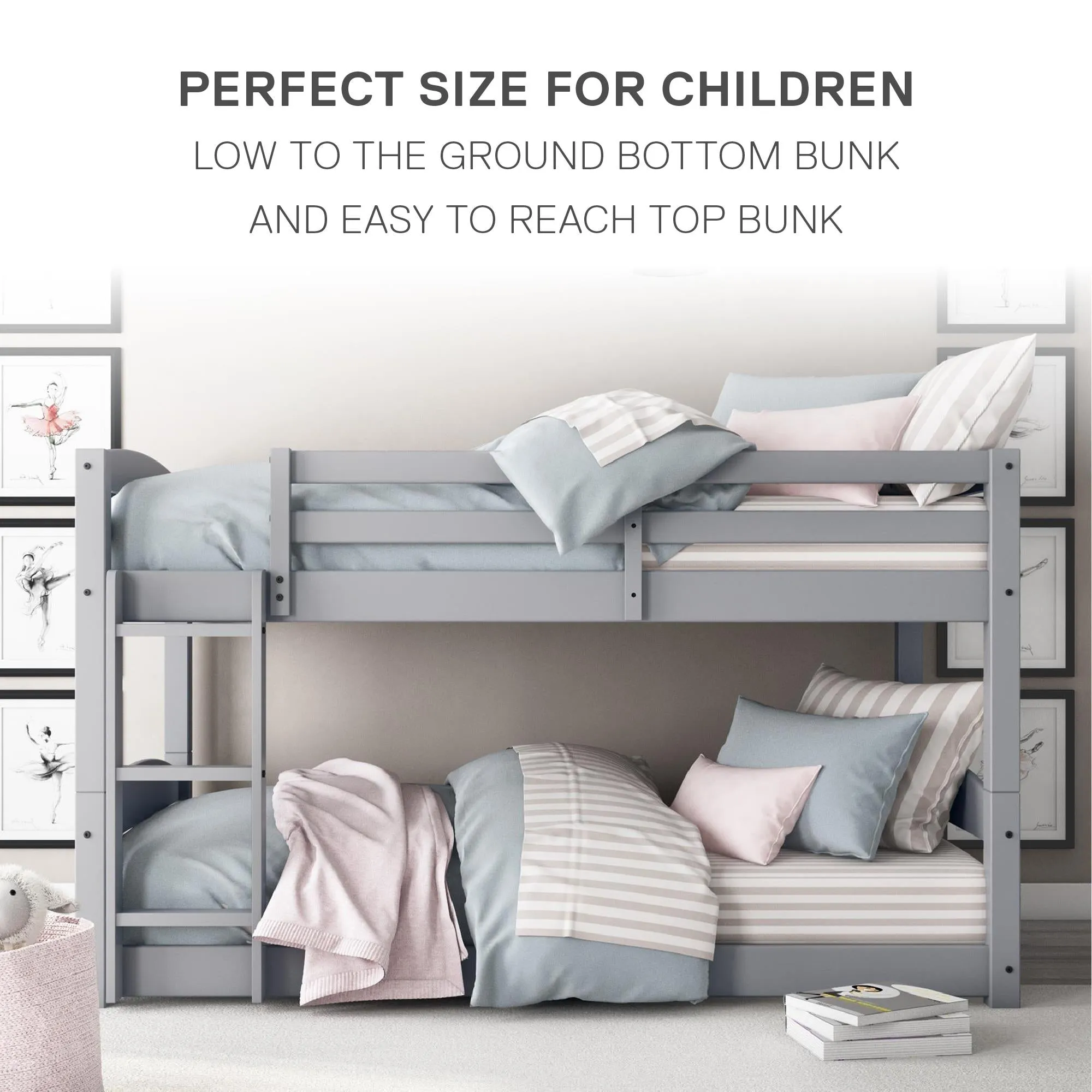 Sierra Low Wood Bunk Bed