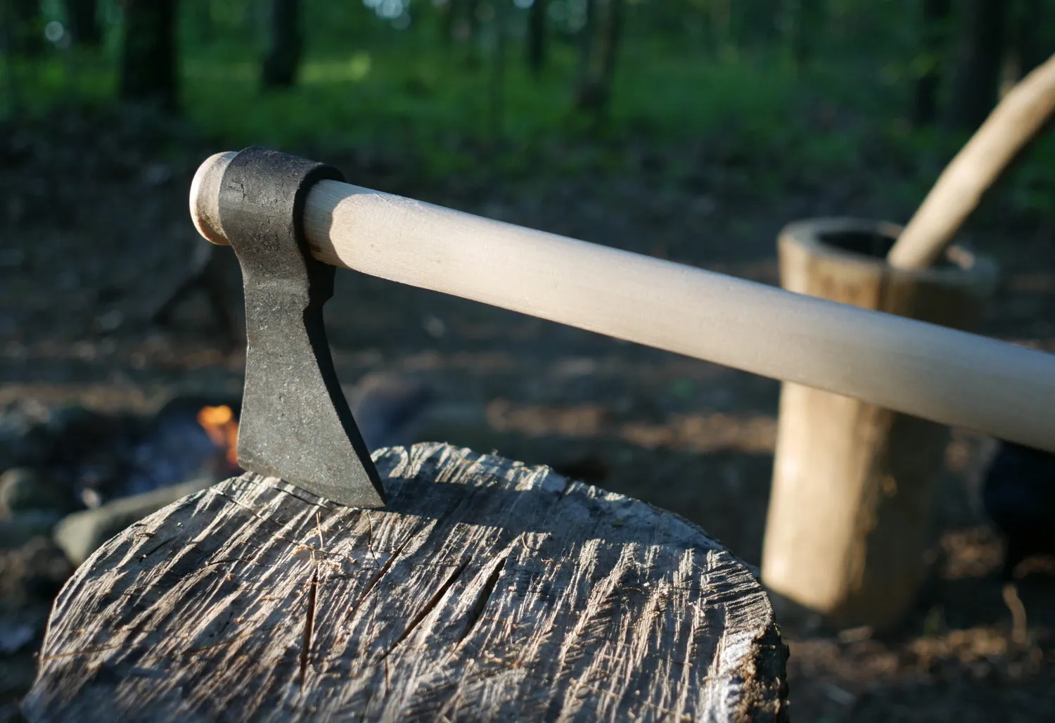 Small Forged Tomahawk with No Heart