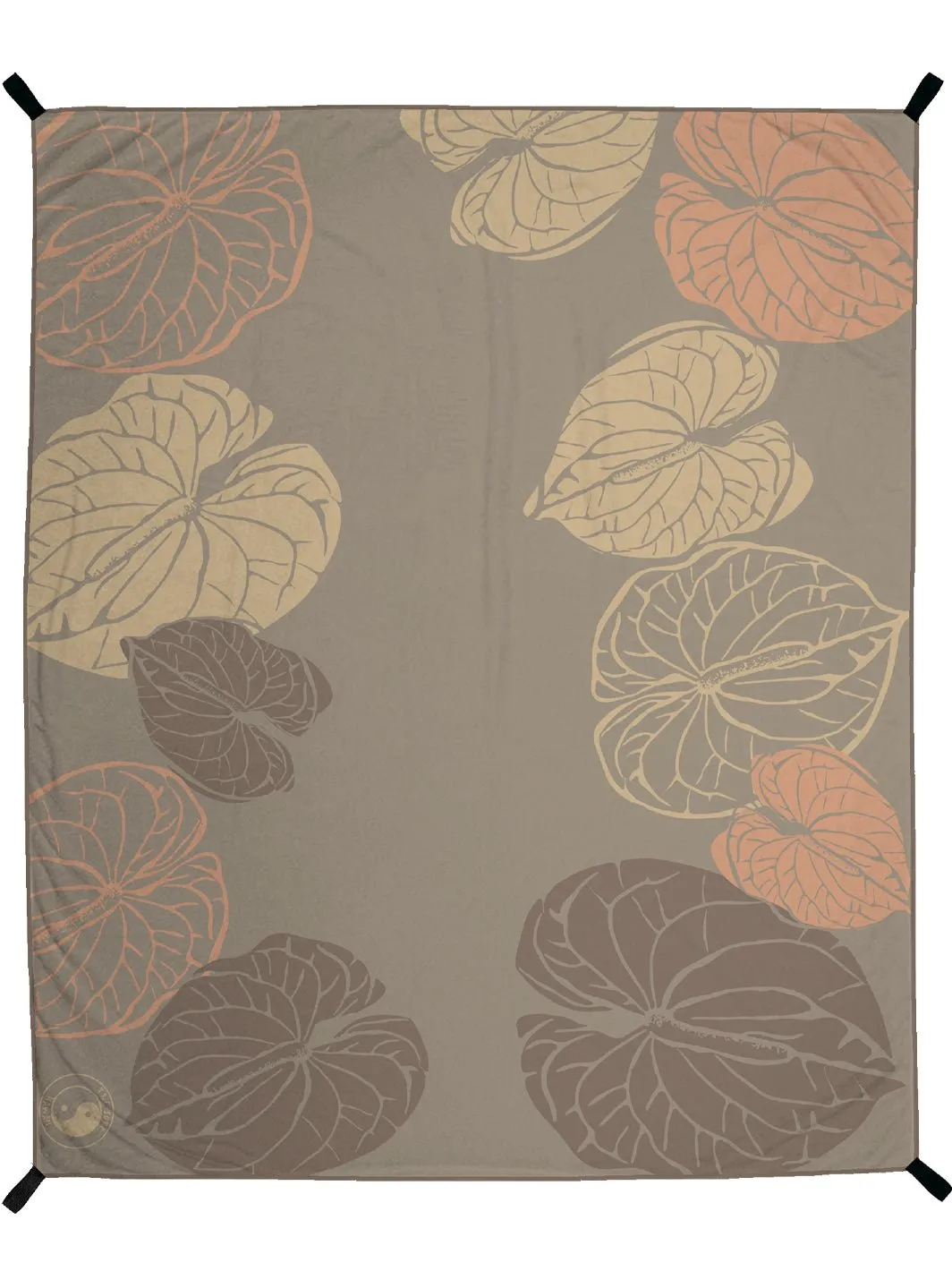 T&C Surf Anthurium Microfiber Towel Blanket