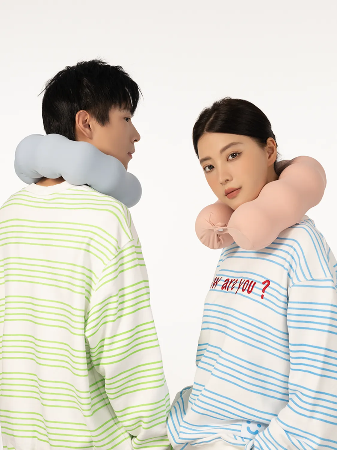 U-shaped Caterpillar Travel Pillow