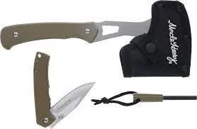 Uncle Henry 3 Piece Axe and Folding Knife Combo