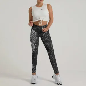 Viking Pirate Ship Leggings