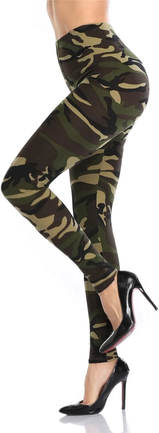 VOGUEMAX Womens Ankle Length Leggings Buttery Soft High Waisted Stretch Basic Solid Full Length Leggings Pants