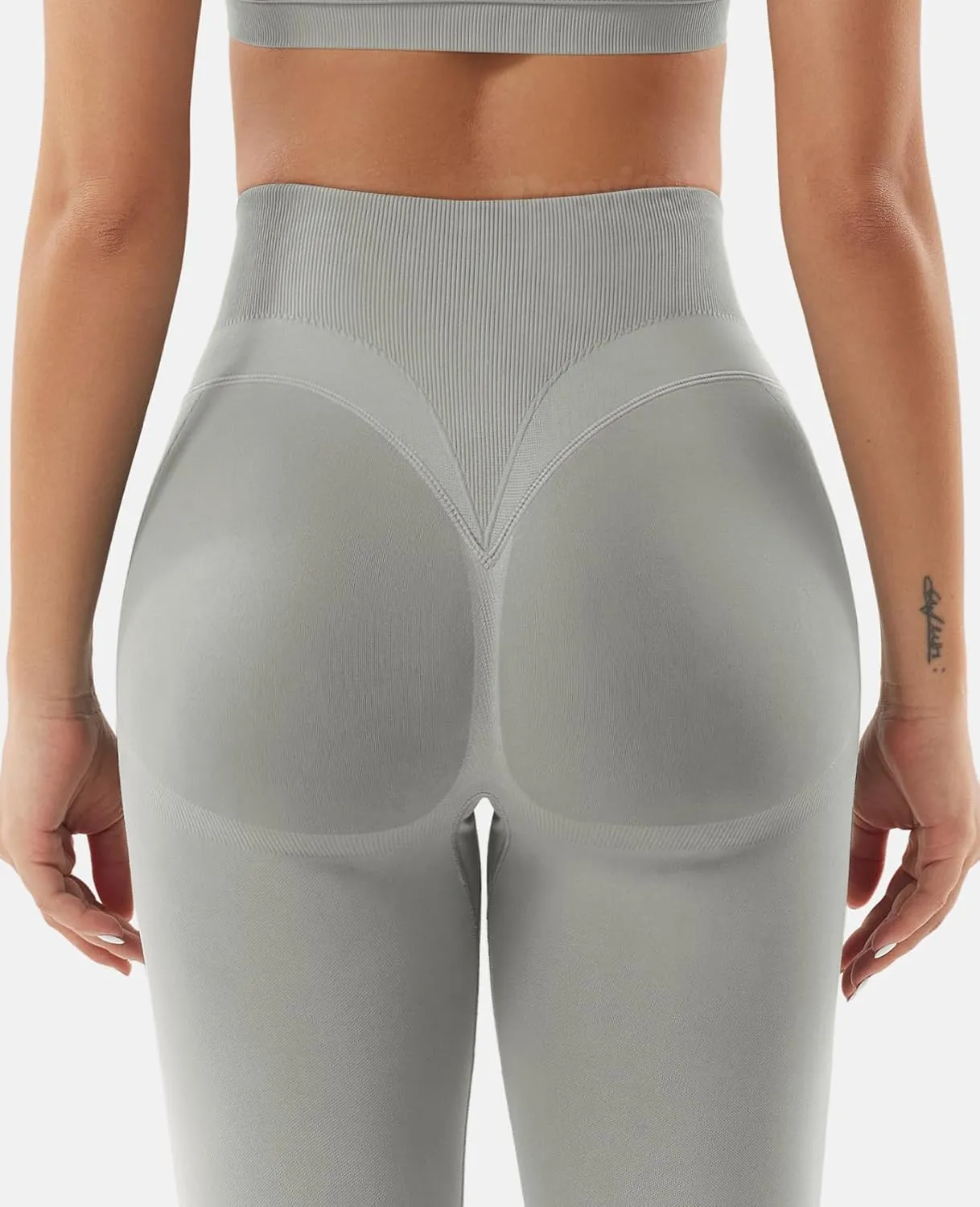 VOYJOY Women Impact Leggings Seamless Scrunch Butt Lifting Workout Leggings High Waisted Gym Yoga Pant
