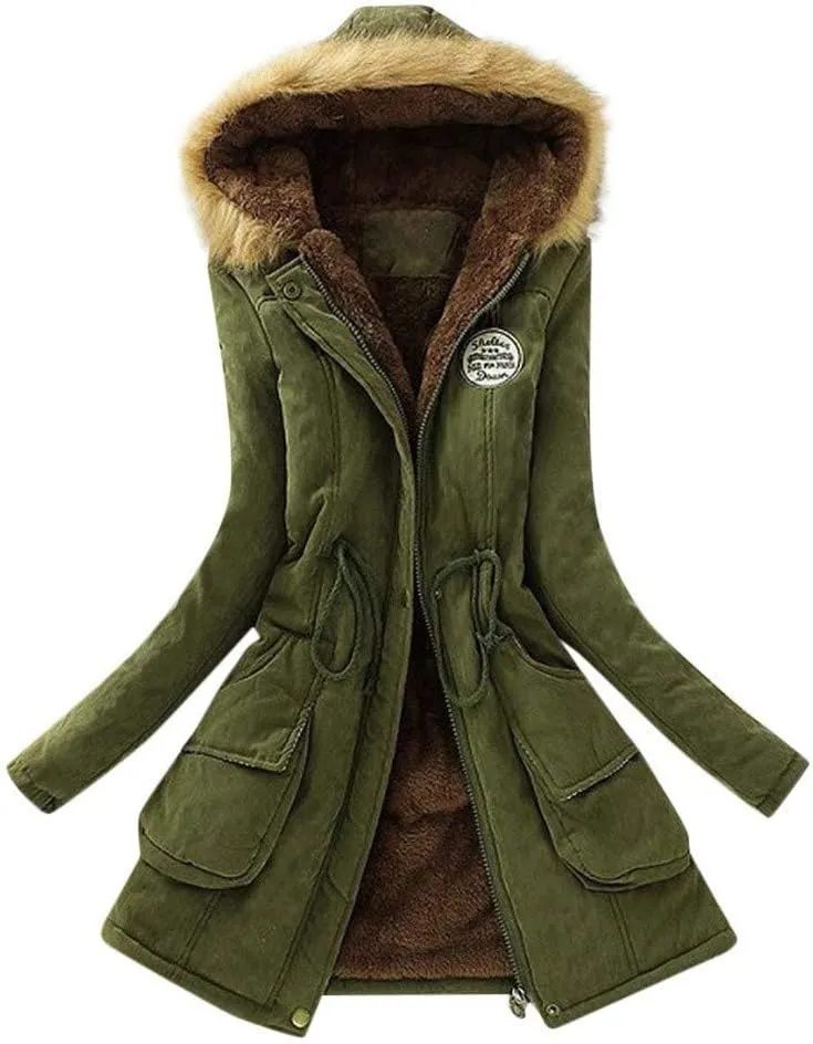 Winter Coats For Women Trench Plus Size Fall Coats For Women 2024 Fleece Zip Up Jacket Warm Heavy