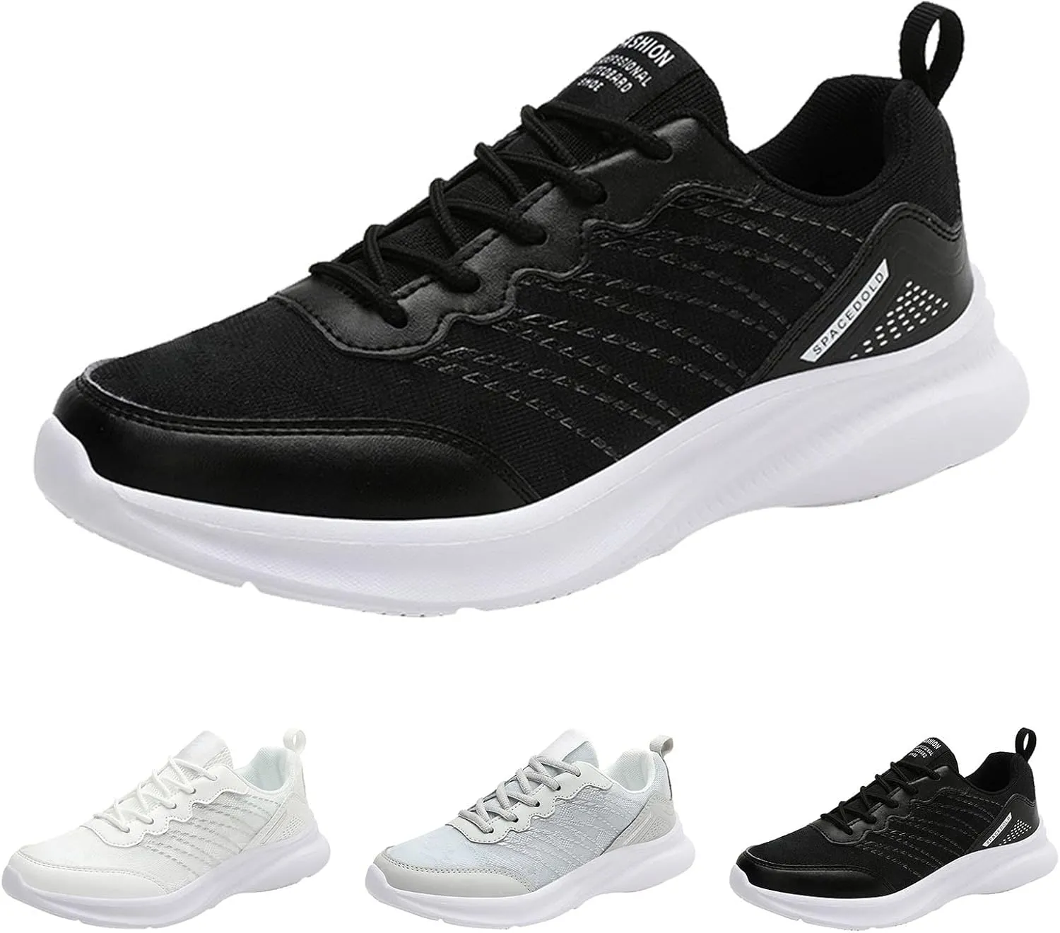 Women Breathable Slip On Sneakers Casual Walking Shoes Lightweight Canvas Comfortable Flats Non Slip Loafers