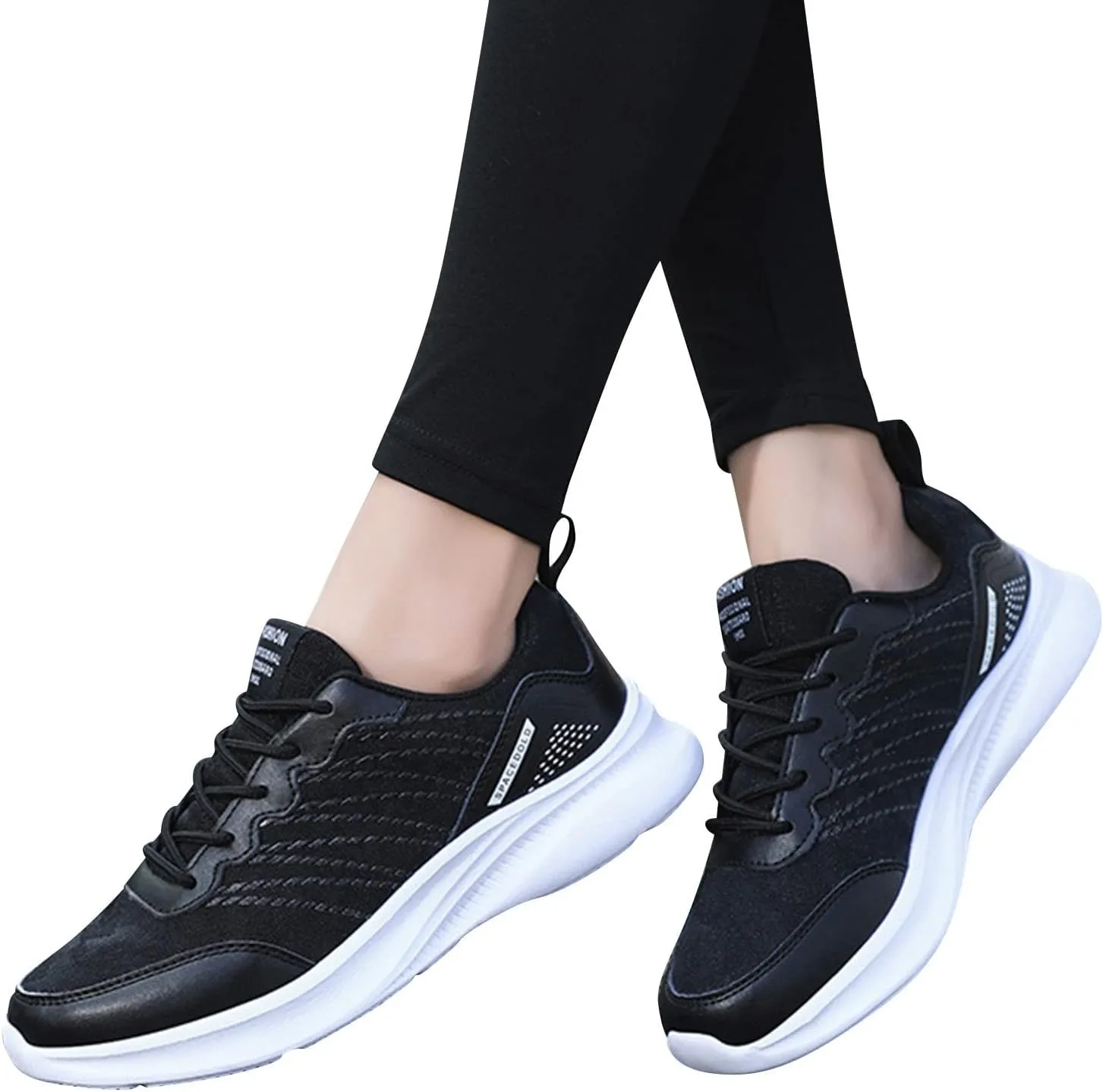 Women Breathable Slip On Sneakers Casual Walking Shoes Lightweight Canvas Comfortable Flats Non Slip Loafers