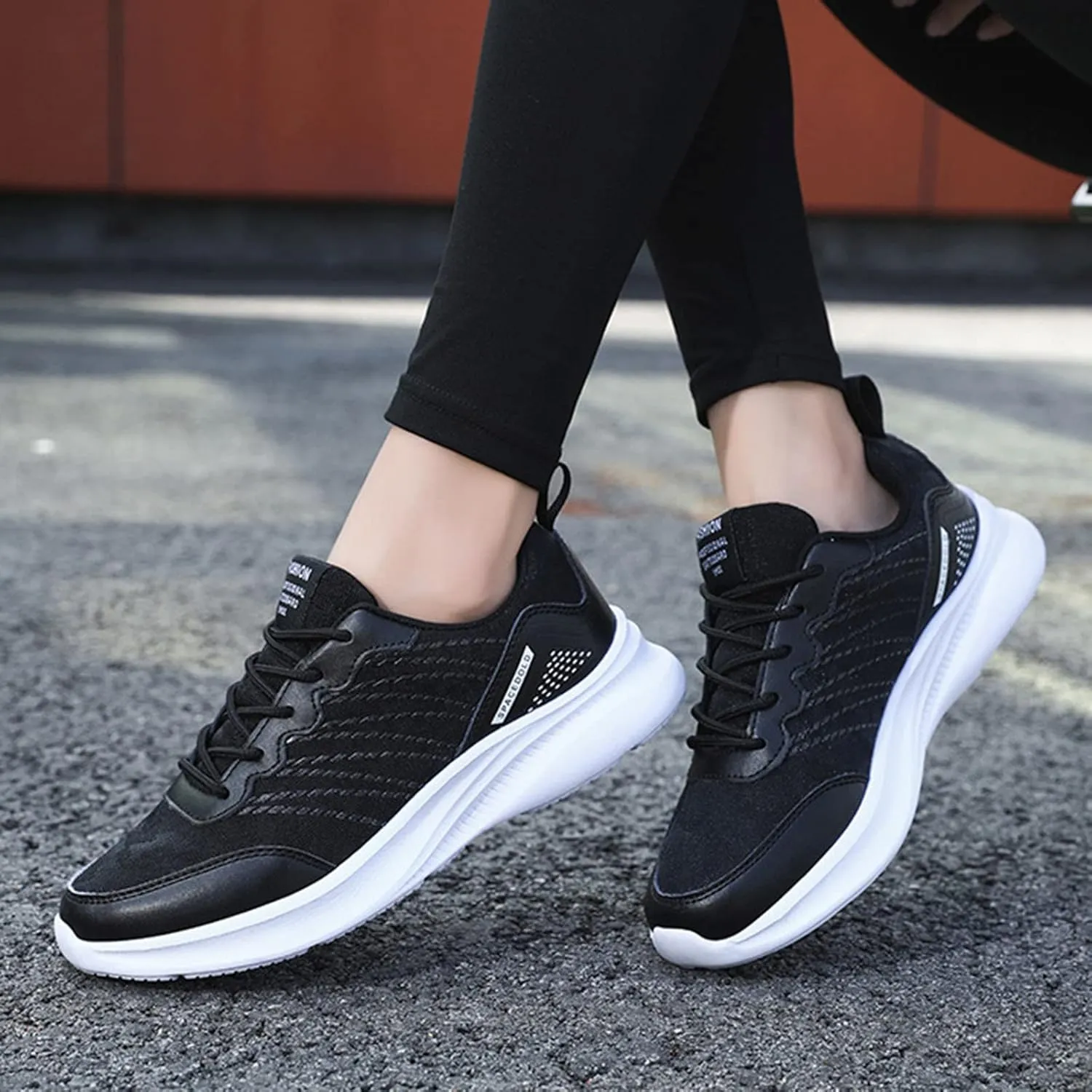 Women Breathable Slip On Sneakers Casual Walking Shoes Lightweight Canvas Comfortable Flats Non Slip Loafers