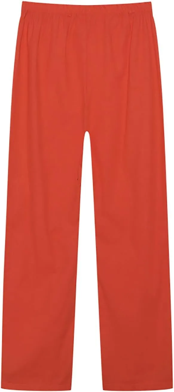 Women Linen Set - 2 Piece Linen Outfits with 3/4 Sleeve Dress & Wide Leg Pants
