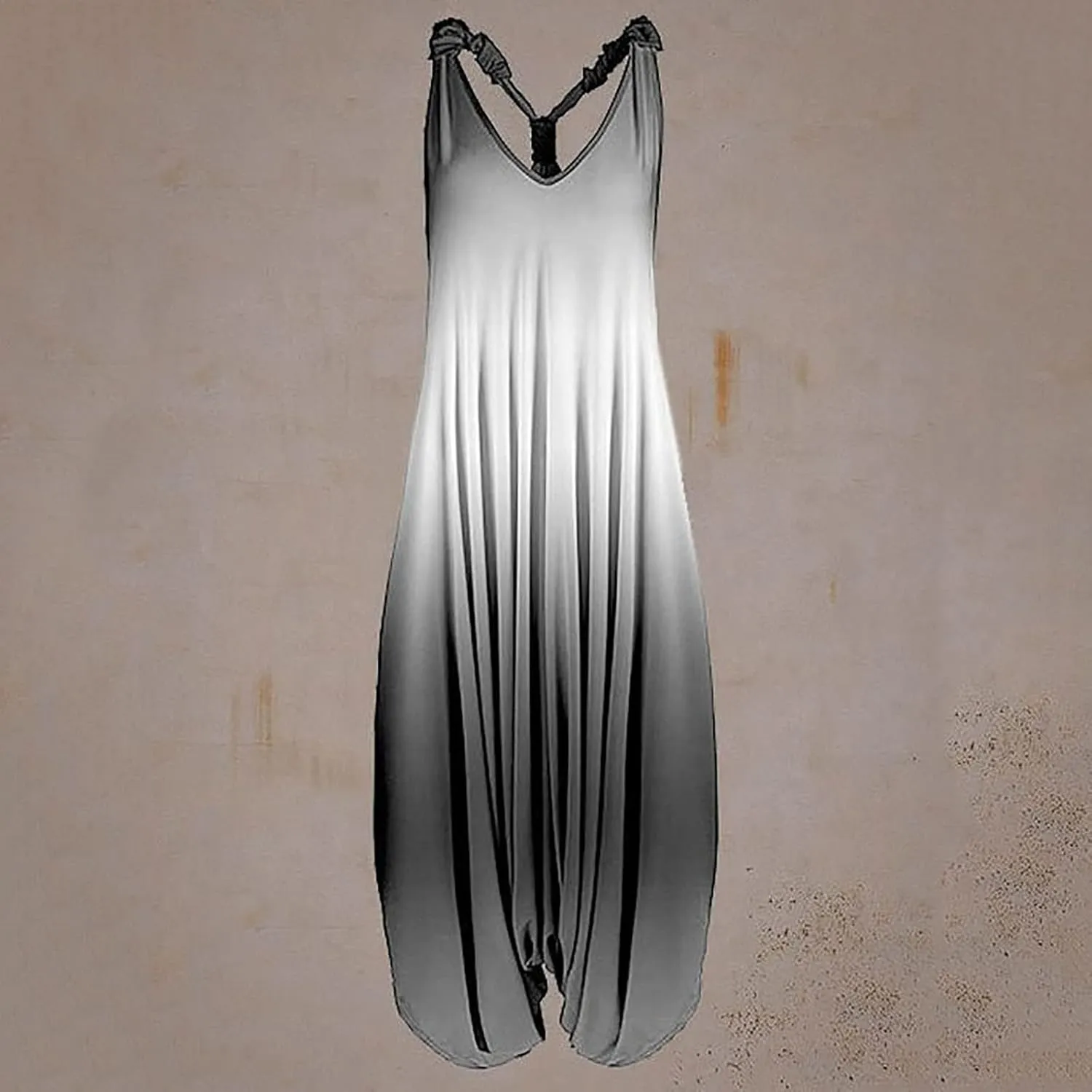 Womens Boho Overalls Loose Fit One Piece for Women Sleeveless Strapless Summer Fall Overalls 2025
