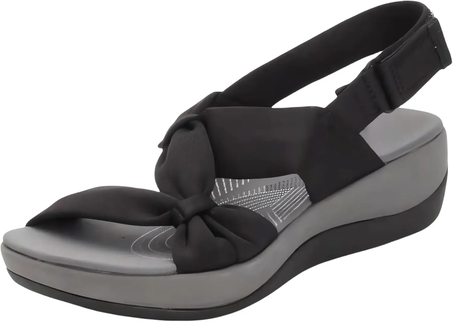 Womens Orthopedic Flats Sport Slippers Ankle Strap Wide Width Arch Support Beach Walking Sandals