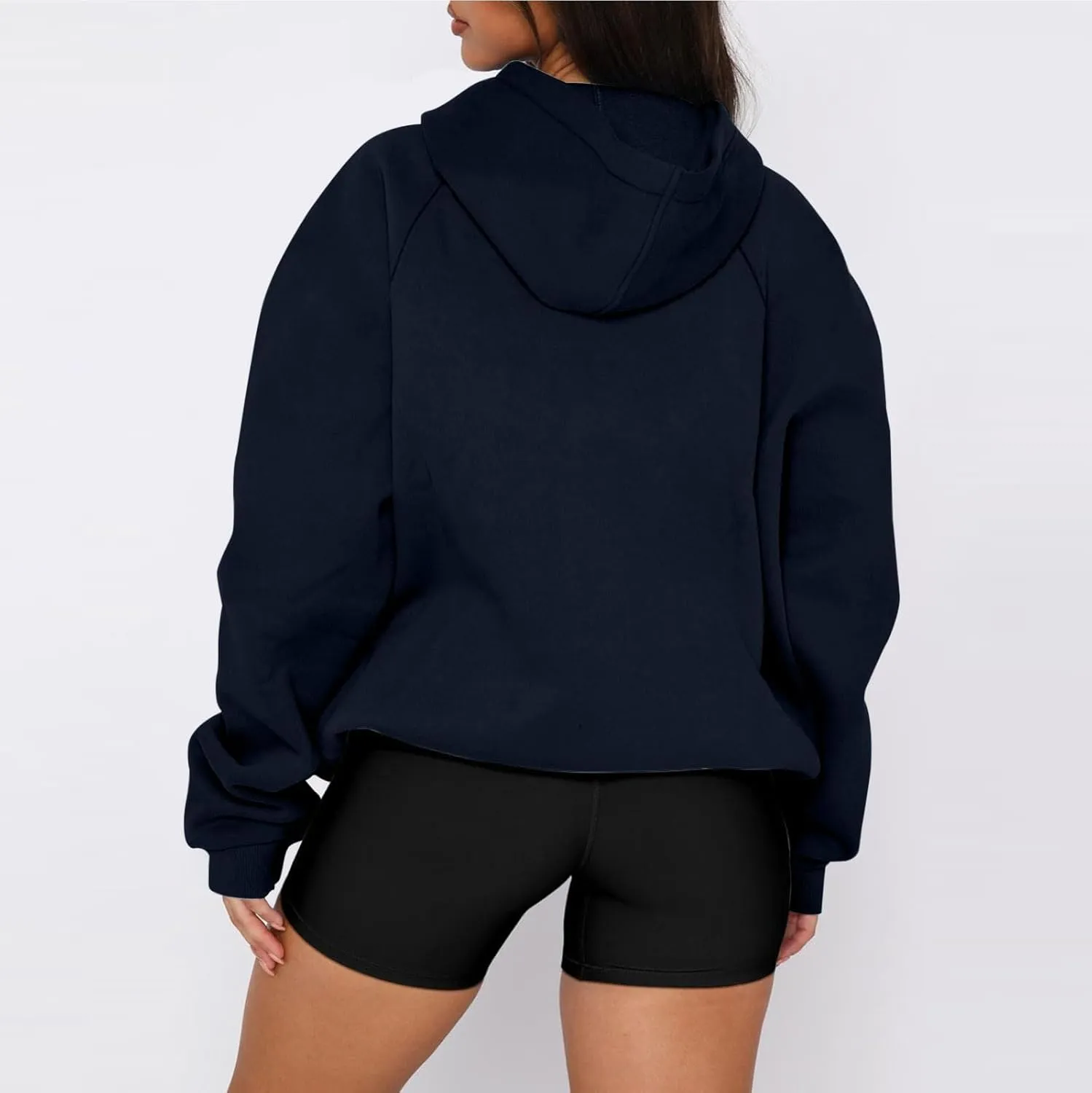 Womens Oversized Hoodies Winter Cute Sweatshirts Drawstring Fleece Hoodie Pullover 2024 Fashion Tops Trendy Outfits