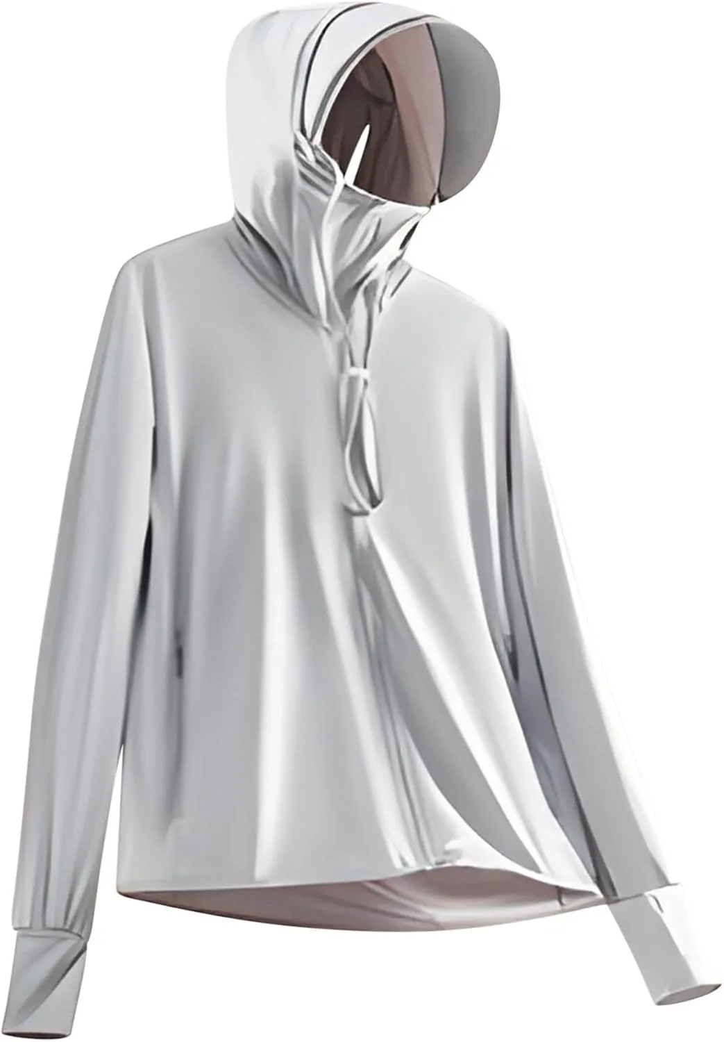 Women's Sun Protective Jacket Full Zip UPF 50  UV Protection Clothing Lightweight Summer Long Sleeve Hoodie Sun Shirts