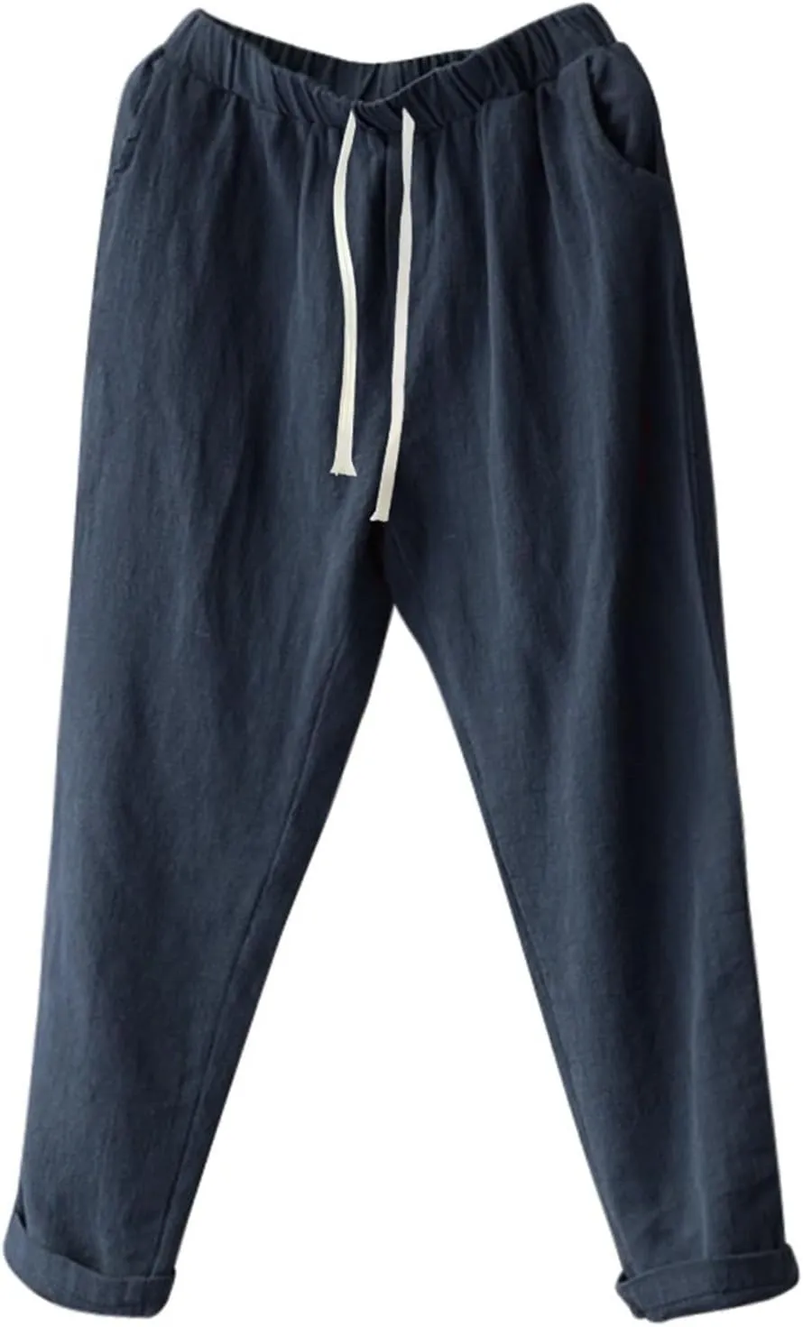 Women'sCasual Wide Leg Pants Plus Size Women Pants Baggy Loose Trousers Casual Lady Wide Leg Casual Palazzo Pants