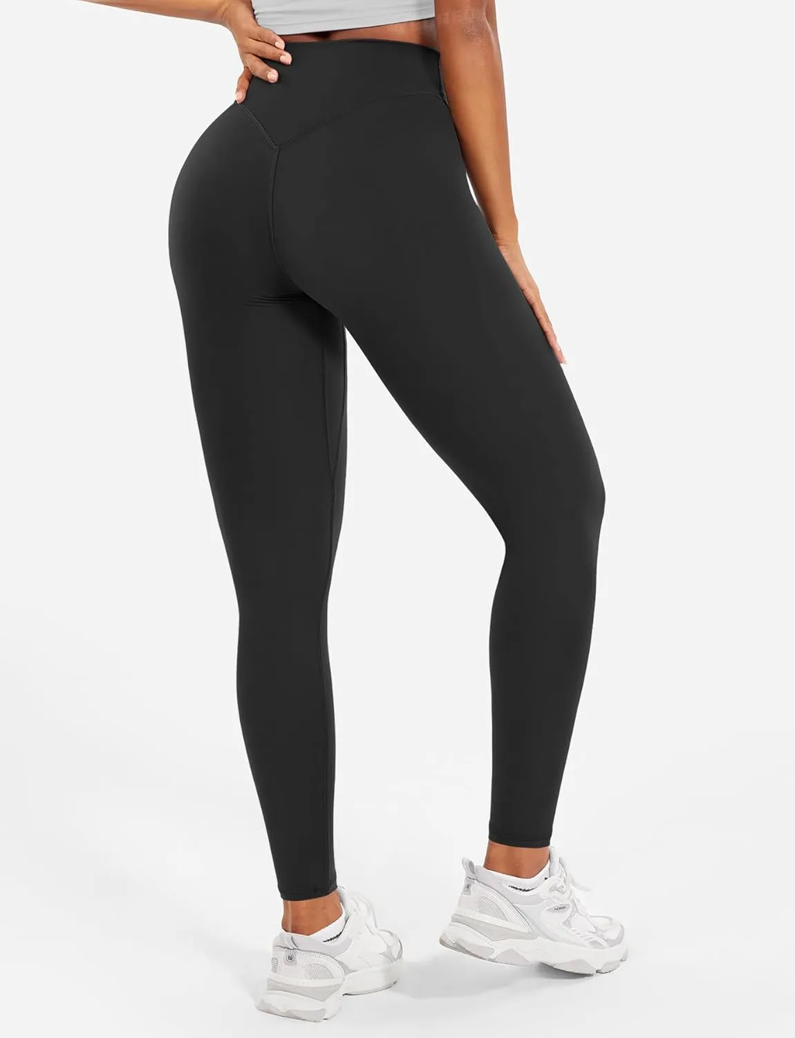 YEOREO Workout Leggings for Women Hidden Scrunch Tummy Control Leggings Agathia High Waisted Gym Yoga Pants