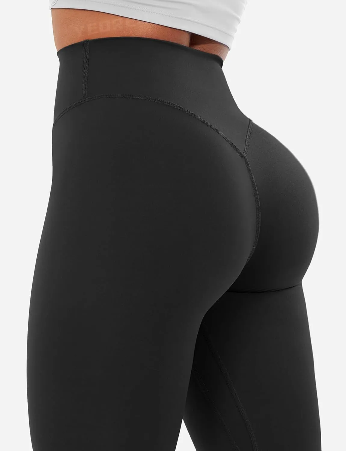 YEOREO Workout Leggings for Women Hidden Scrunch Tummy Control Leggings Agathia High Waisted Gym Yoga Pants