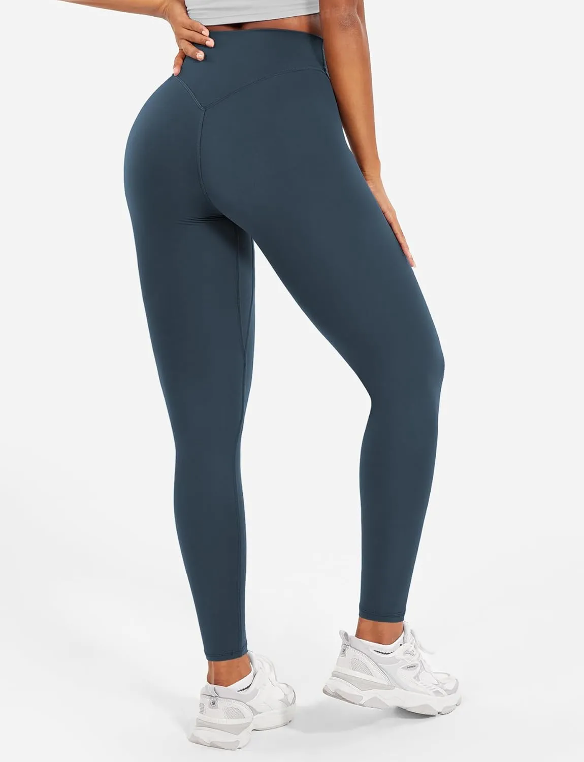 YEOREO Workout Leggings for Women Hidden Scrunch Tummy Control Leggings Agathia High Waisted Gym Yoga Pants